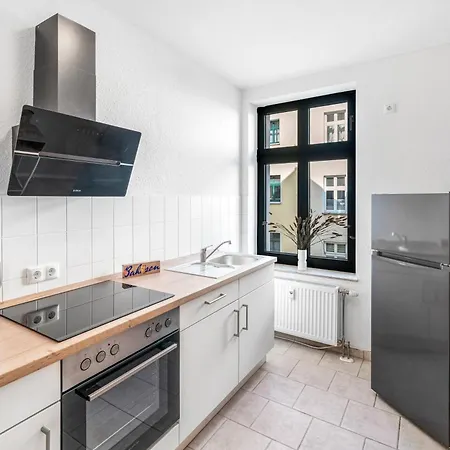 Lehastays - Apartment Buckau 14 I Kueche I Wlan I Smarttv I Innenhof Magdeburg Exterior photo